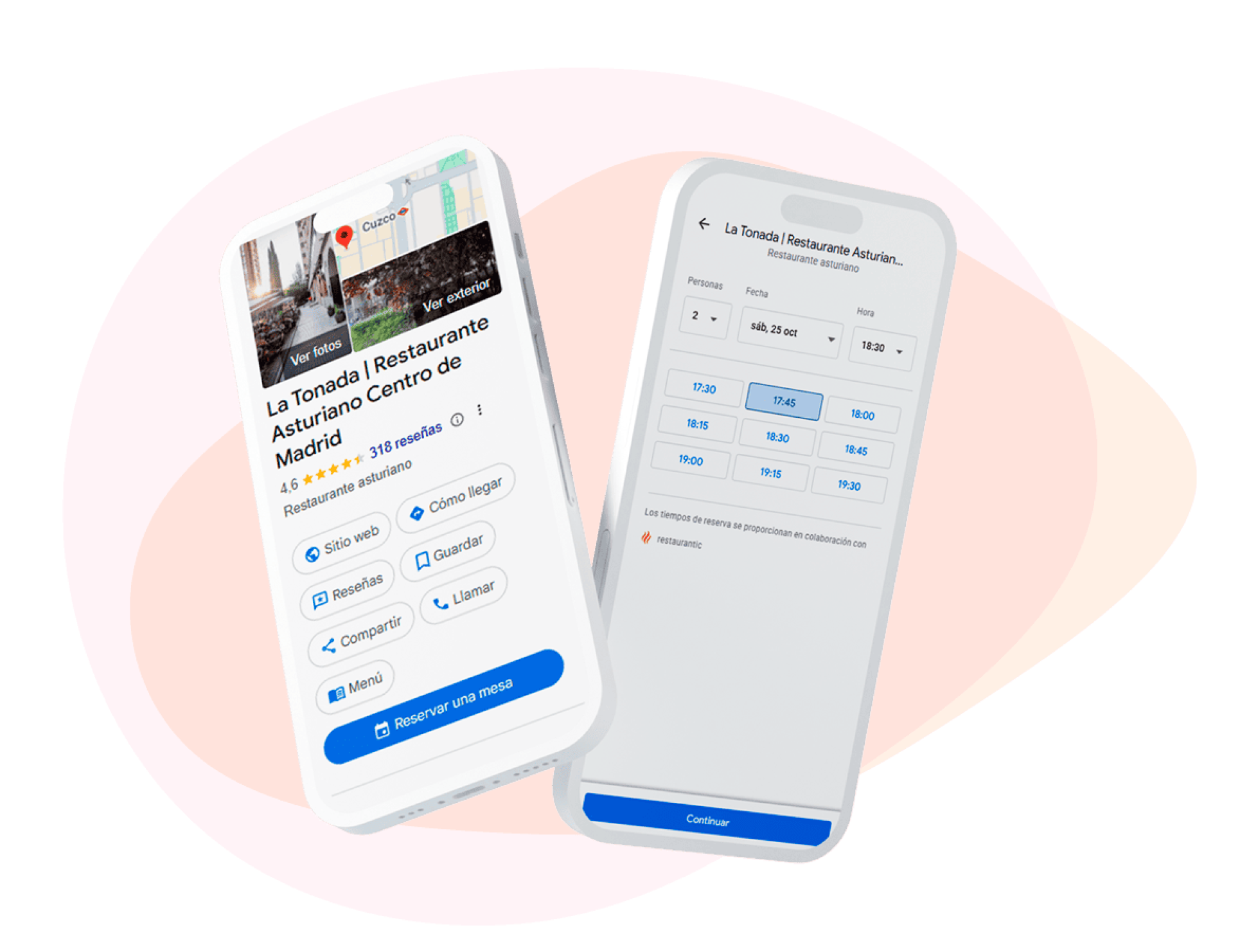 Reserva con Google Reserva con Google